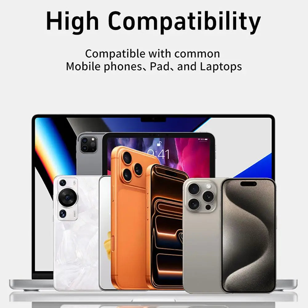 240W USB-C Cable & Folding Phone Stand Adapter – Set Options