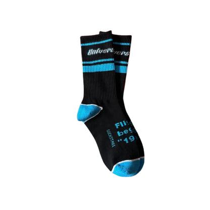 Crew Socks – Lettering & Solid Styles, Cotton Blend