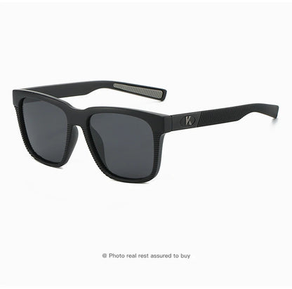 Rectangular Sunglasses – Textured Temples, 6 Combinations
