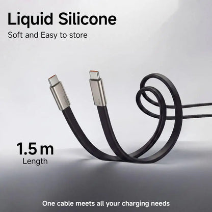 240W USB-C Cable & Folding Phone Stand Adapter – Set Options