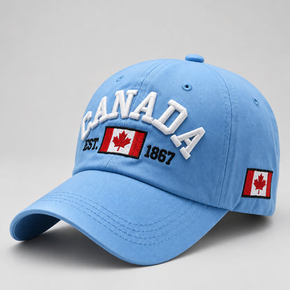 Canada 1867 Embroidered Baseball Cap – Adjustable