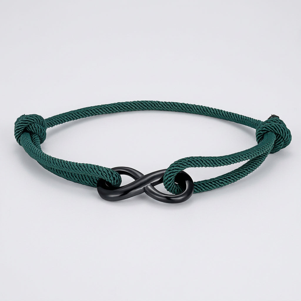Infinity Rope Bracelet – Adjustable, 12 Color Options