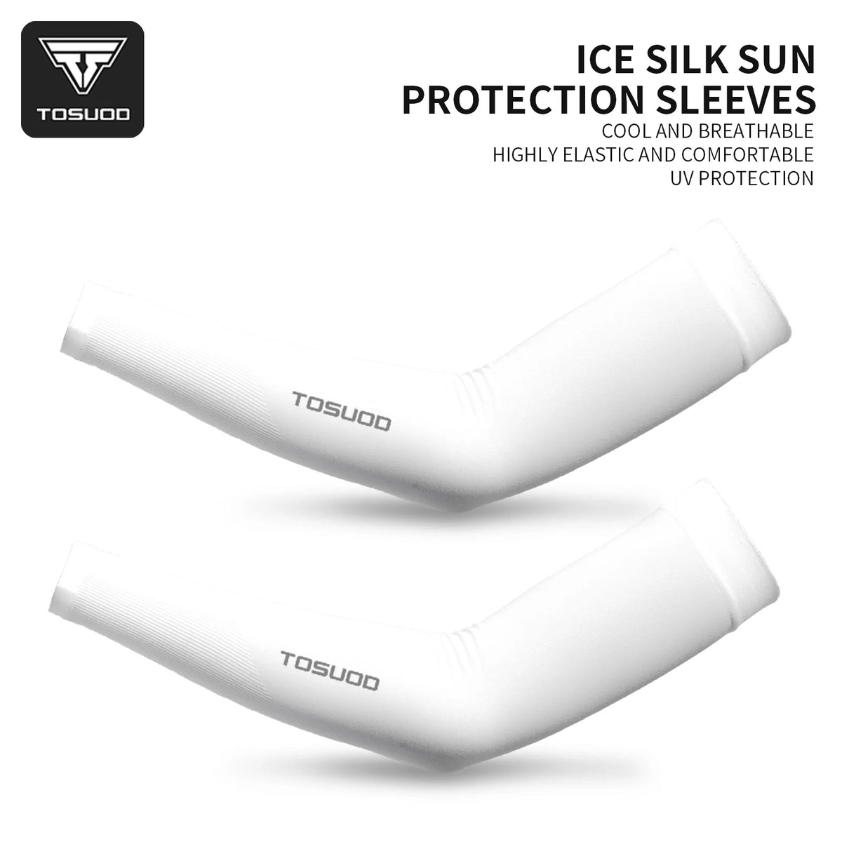 Ice Silk Arm Sleeves – UPF 50+ UV Protection, Cooling & Quick-Dry