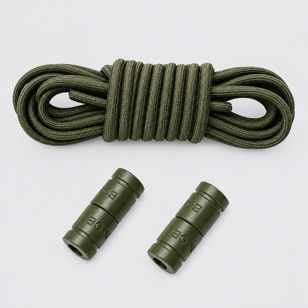No-Tie Elastic Shoelaces with Color Buckle