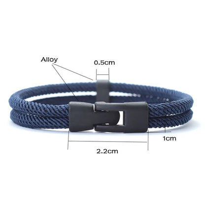 Dual Weave Bracelet Represents the double layer intertwined with style and resistance deideas