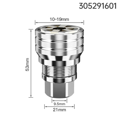 Drill Bit Adapter Adjustable 3/8-3/4 inches 10mm to 19mm Multifunctional Wrench Tool deideas