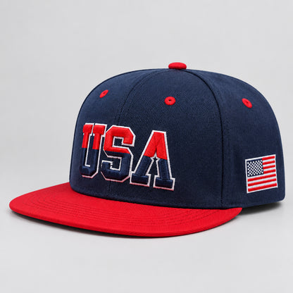 American Flag Baseball Cap, Snapback & Mesh Styles