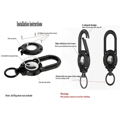 Hard PC anti-scratch keychain for Apple AirTag Case deideas