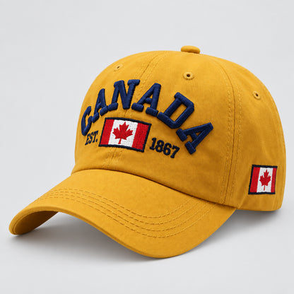 Canada 1867 Embroidered Baseball Cap – Adjustable