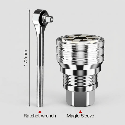 Drill Bit Adapter Adjustable 3/8-3/4 inches 10mm to 19mm Multifunctional Wrench Tool deideas