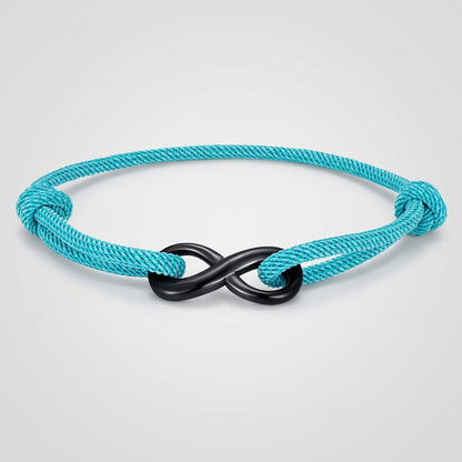 Infinity Rope Bracelet – Adjustable, 12 Color Options