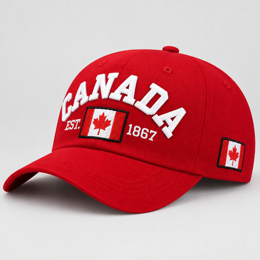 Canada 1867 Printed Duckbill Cap, Adjustable