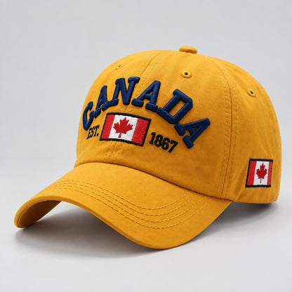 Canada 1867 Embroidered Baseball Cap – Adjustable