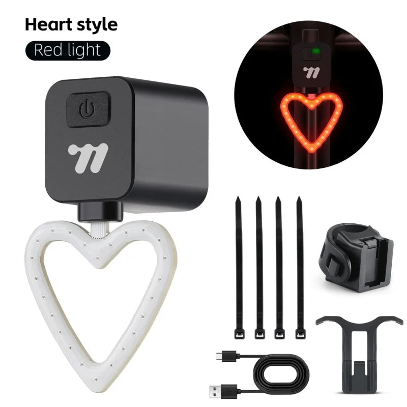Rechargeable Bike Light – Interchangeable Shapes & Set Options