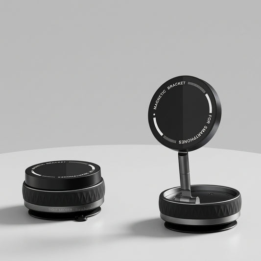 Foldable Magnetic Phone Holder – Suction Base, 3 Colors
