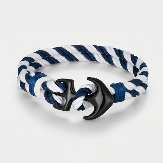 Twin Strand Anchor Bracelet  Waterproof & Sporty deideas