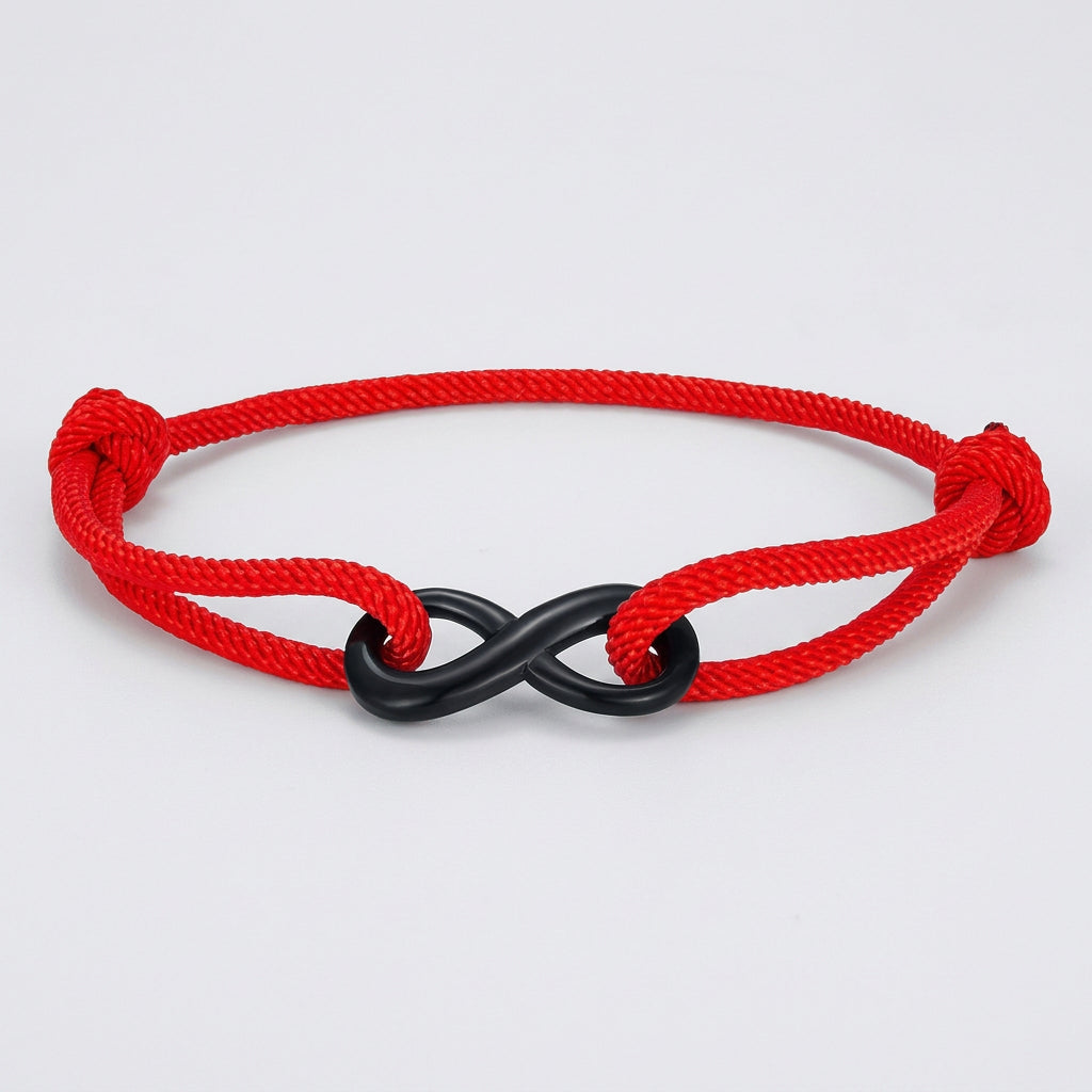 Infinity Rope Bracelet – Adjustable, 12 Color Options