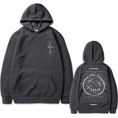 Face Graphic Pullover Hoodie – 12 Colors
