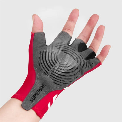 Half-Finger Cycling Gloves – Padded, Sizes S–XL