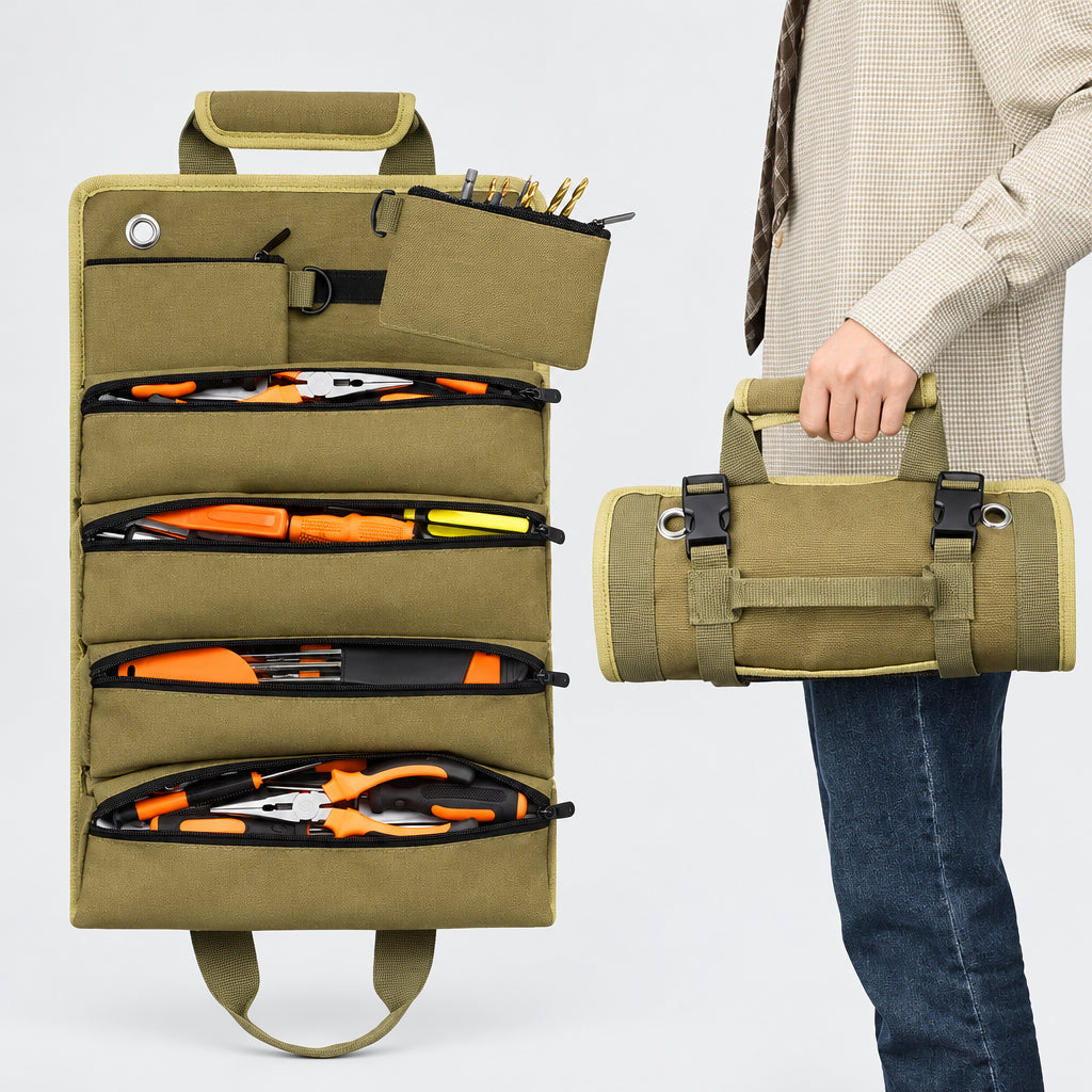 High Quality Professional Multi Pocket Hardware Tool Bag Portable Small Tool Organizer Bag deideas