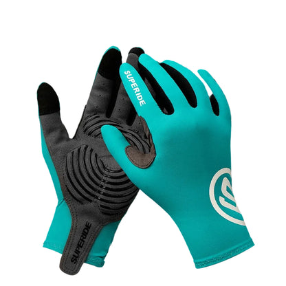 Full-Finger Cycling Gloves – Textured Palm, S–XL