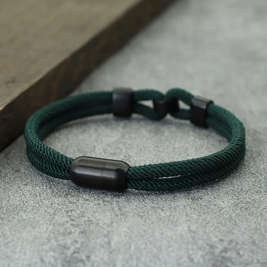 Adjustable Double-Cord Bracelet – Velocity, 6 Colors