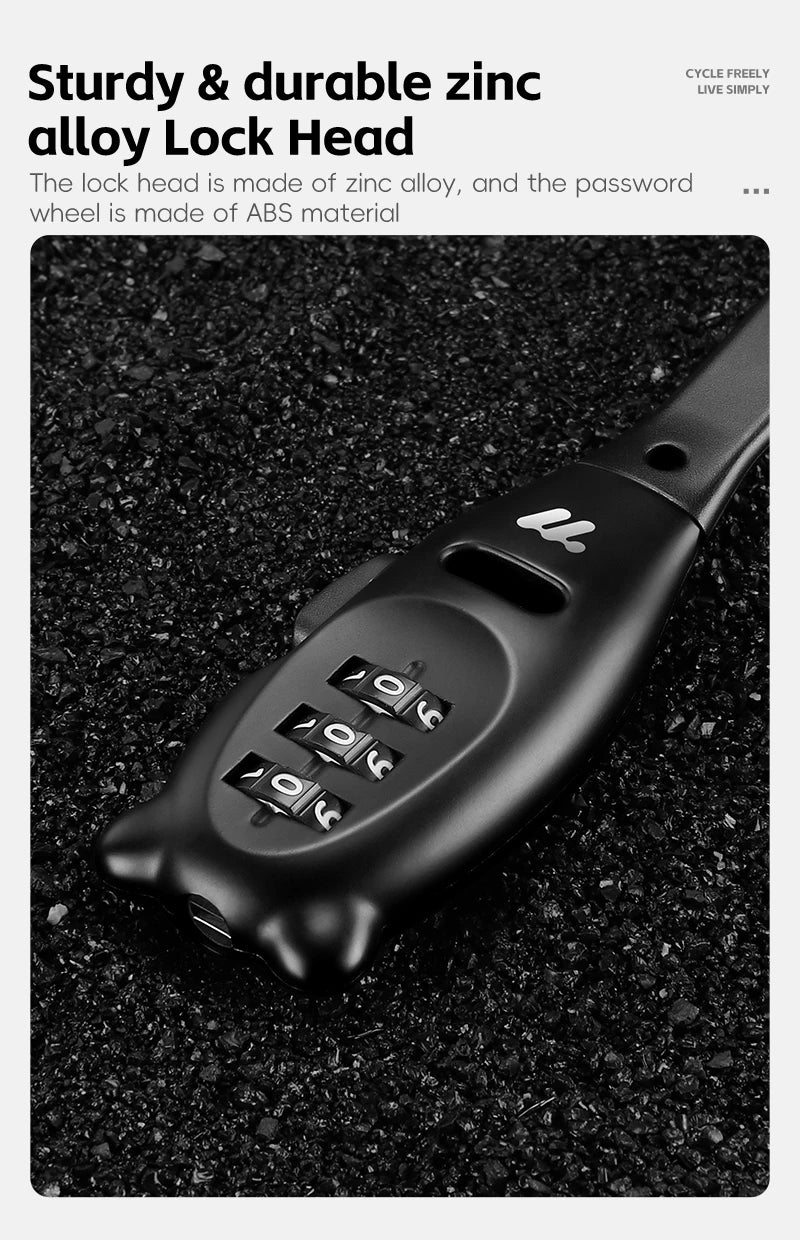 Zip-Tie Combination Lock – 3-Digit, 31 or 53 cm