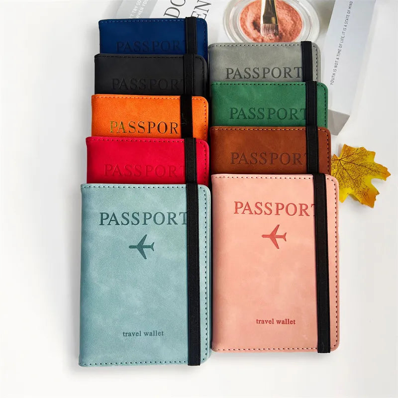 Passport Holder & Travel Wallet – PU Leather, 15 Options