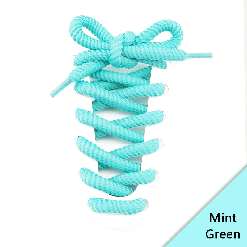 Round Rope Shoelaces – 18 Colors, 100–160 cm, One Pair