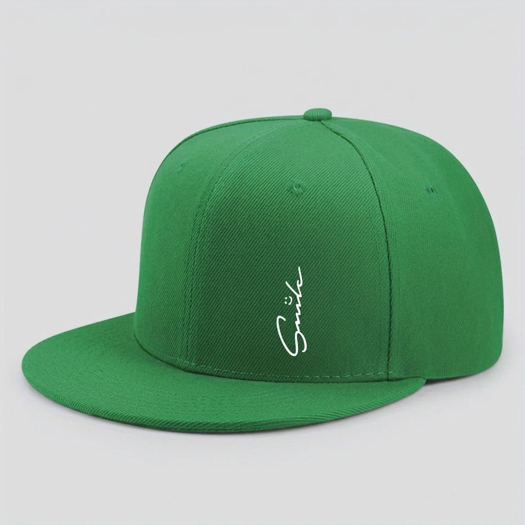 Smile Flat-Brim Cap – Bloom, 15 Colors