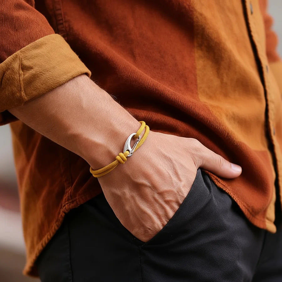 Adjustable Rope Bracelet – Momentum, Double Cord