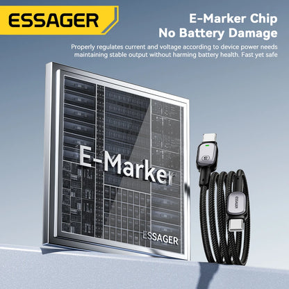 USB-C Cable with Charging Indicator – 60W or 100W
