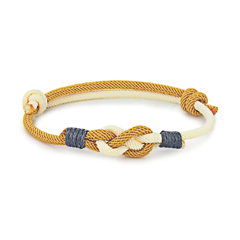 Knot Rope Bracelet – Adjustable, 13 Colors