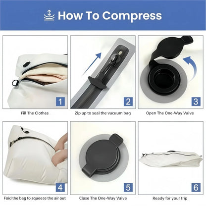 17L Vacuum Travel Bag – Bag, Pump or Bundle Options