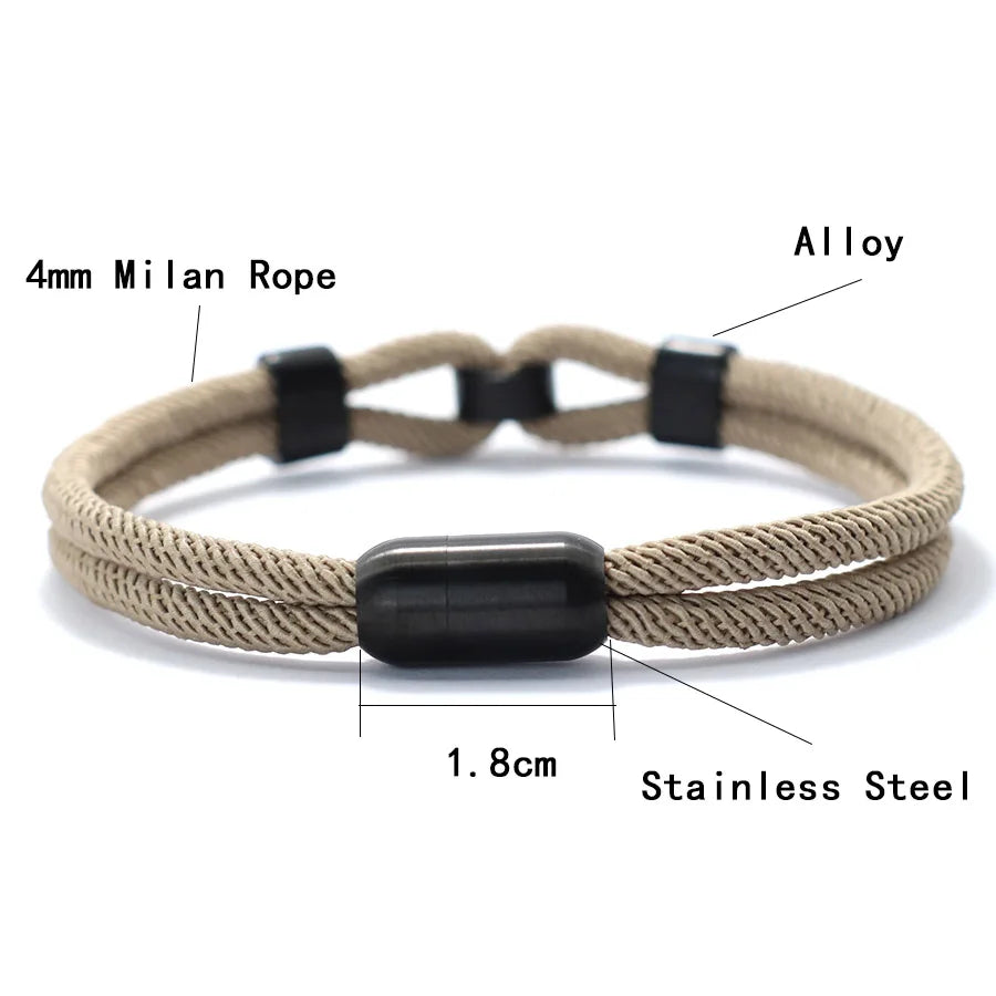 Adjustable Double-Cord Bracelet – Velocity, 6 Colors