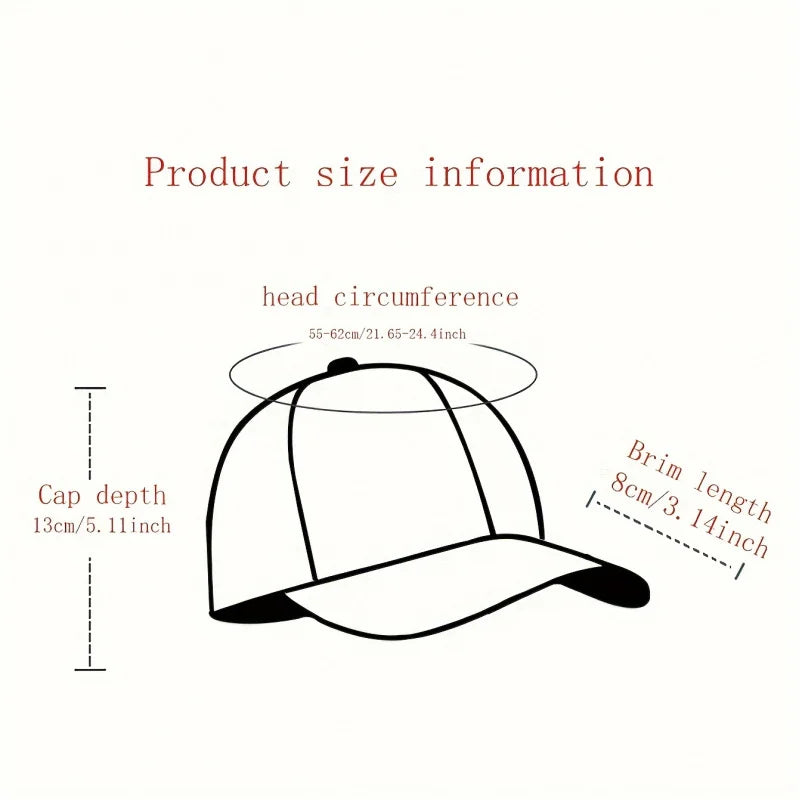 Smiling Character Flat-Brim Cap – Horizon, 16 Colors