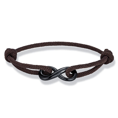 Infinity Rope Bracelet – Adjustable, 12 Color Options