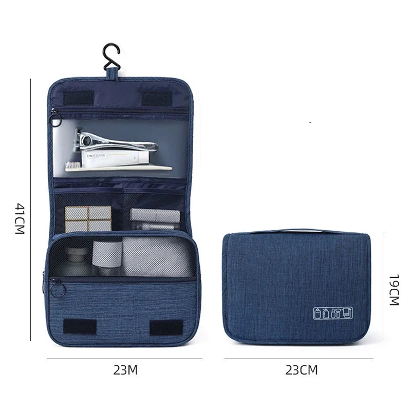 Hanging Toiletry Bag – Fold-Out Organizer, 3 Colors