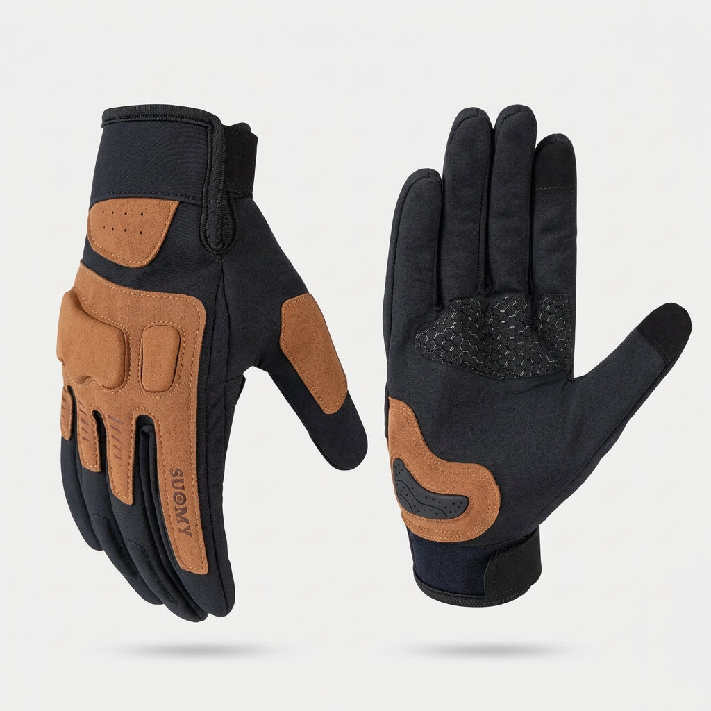SUOMY Female Motorcycle Gloves Summer Breathable Non-slip Cycling Riding Glove Windproof Sensitive Touch Crashproof Lady Gloves deideas