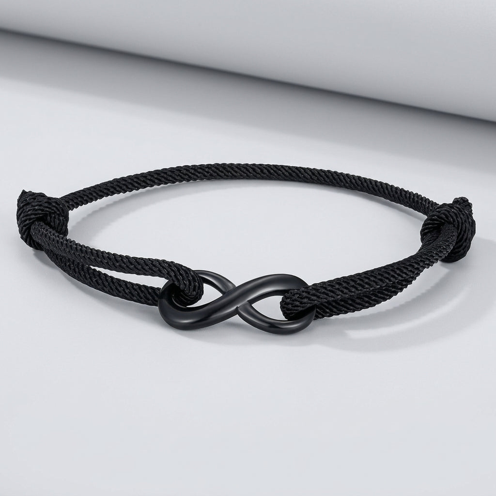 Infinity Rope Bracelet – Adjustable, 12 Color Options