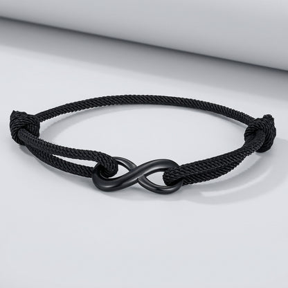 Infinity Rope Bracelet – Adjustable, 12 Color Options