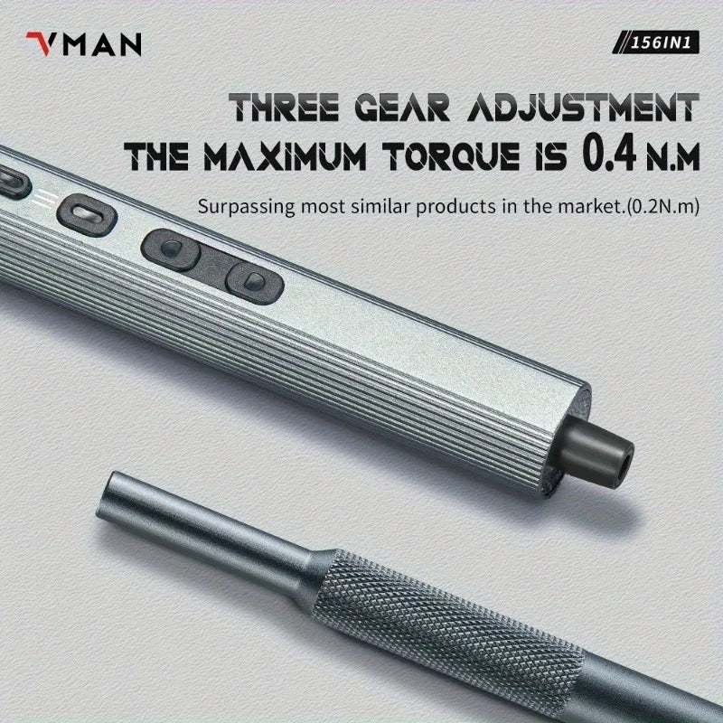Mini Electric Screwdriver Set – 156-in-1 Precision Repair Kit