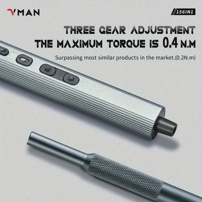 Mini Electric Screwdriver Set – 156-in-1 Precision Repair Kit