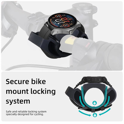 Bike Watch Mount – Silicone Holder & Adapter Options
