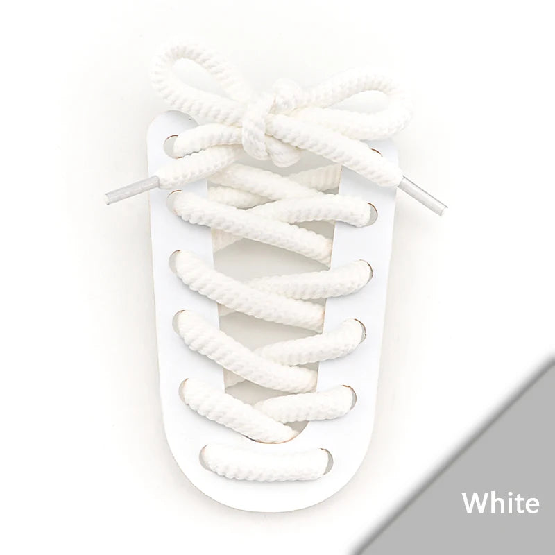 Round Rope Shoelaces – 18 Colors, 100–160 cm, One Pair