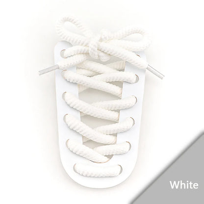Round Rope Shoelaces – 18 Colors, 100–160 cm, One Pair
