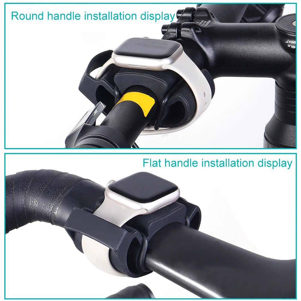 Bike Watch Mount – Silicone Holder & Adapter Options