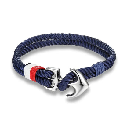 Twin Strand Anchor Bracelet  Waterproof & Sporty deideas