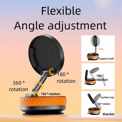Foldable Magnetic Phone Holder – Suction Base, 3 Colors