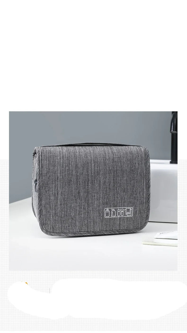 Hanging Toiletry Bag – Fold-Out Organizer, 3 Colors